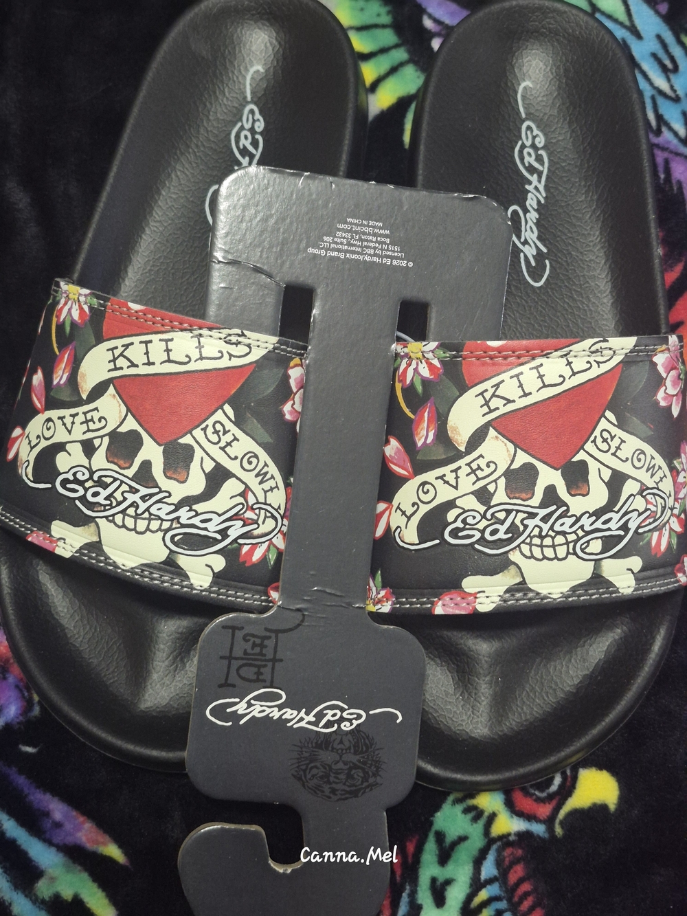 Ed Hardy Love Kills Slowly Slides